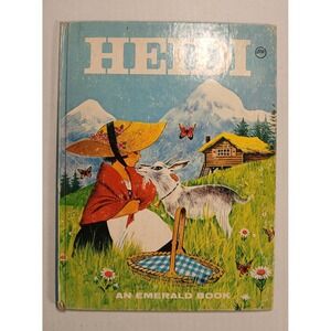 Heidi- An Emerald Book adapted by Mae Broadley (1973, Hardcover)